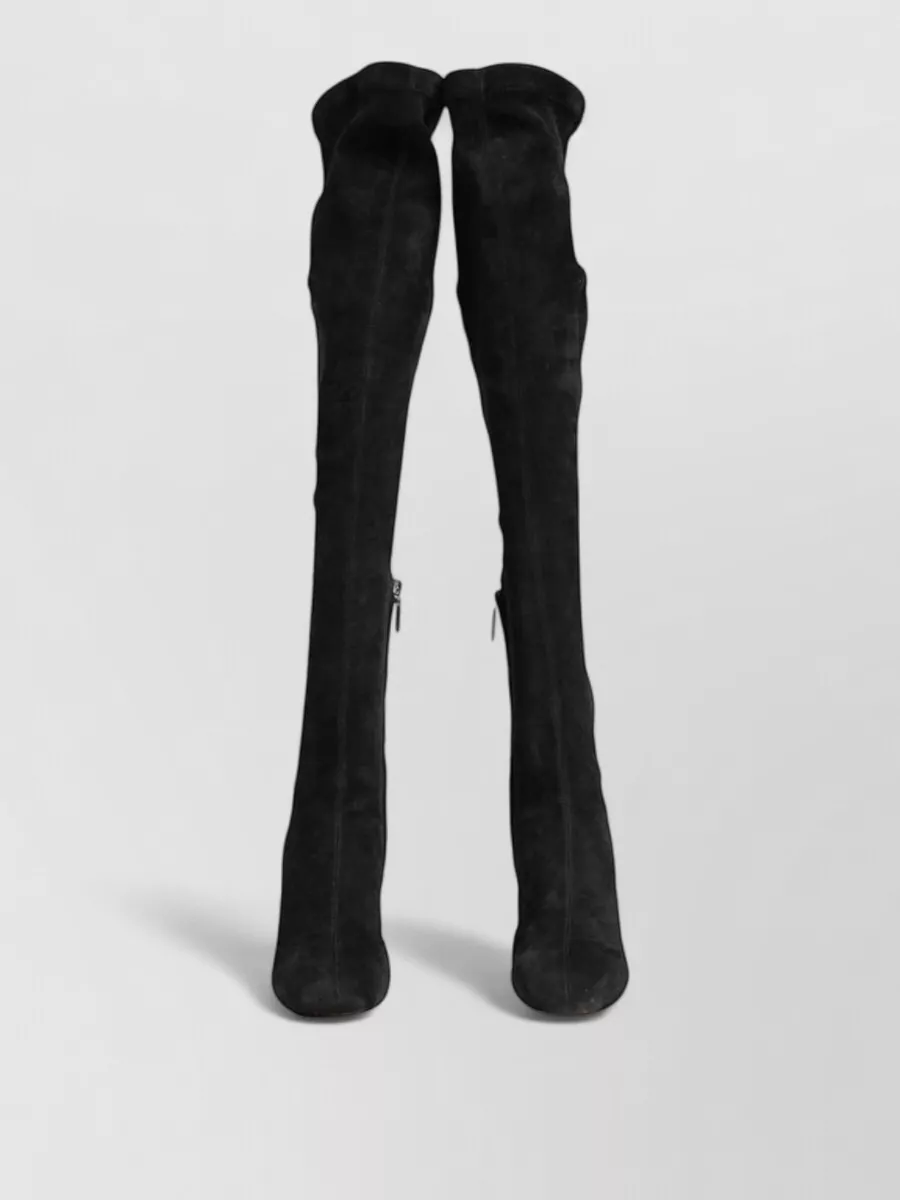 Dolce&Gabbana suede leather knee-high boots