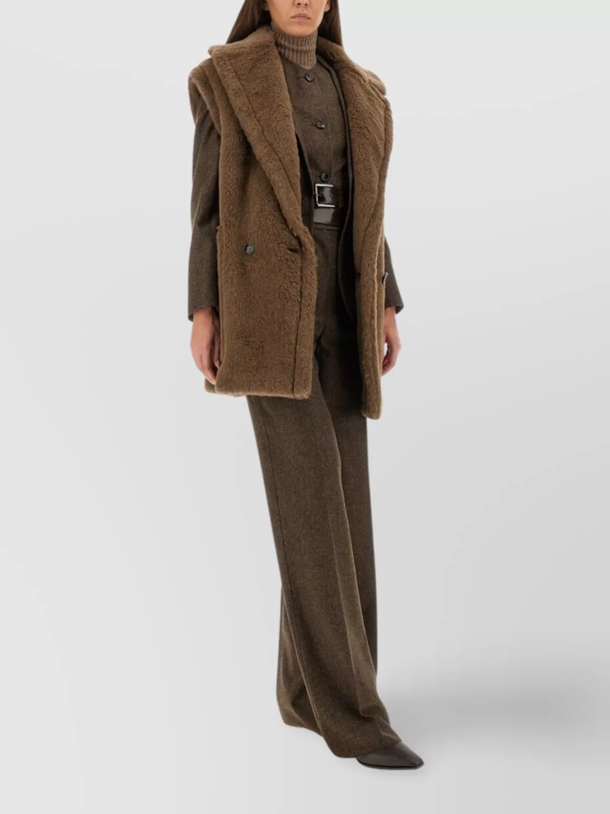 Max Mara Teddy Bear Double Breasted Vest