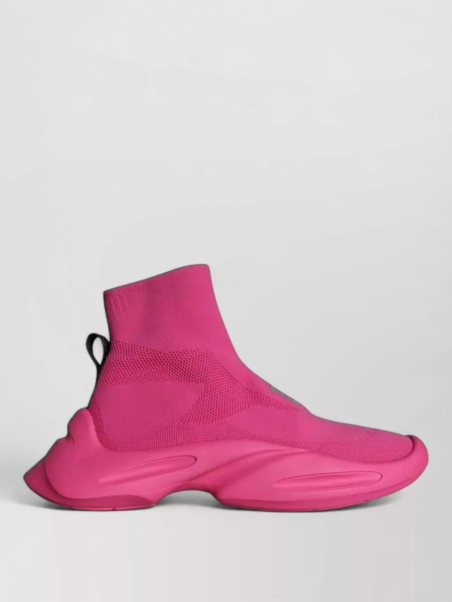 Dolce&Gabbana Logo Print Sock High-Top Sneakers
