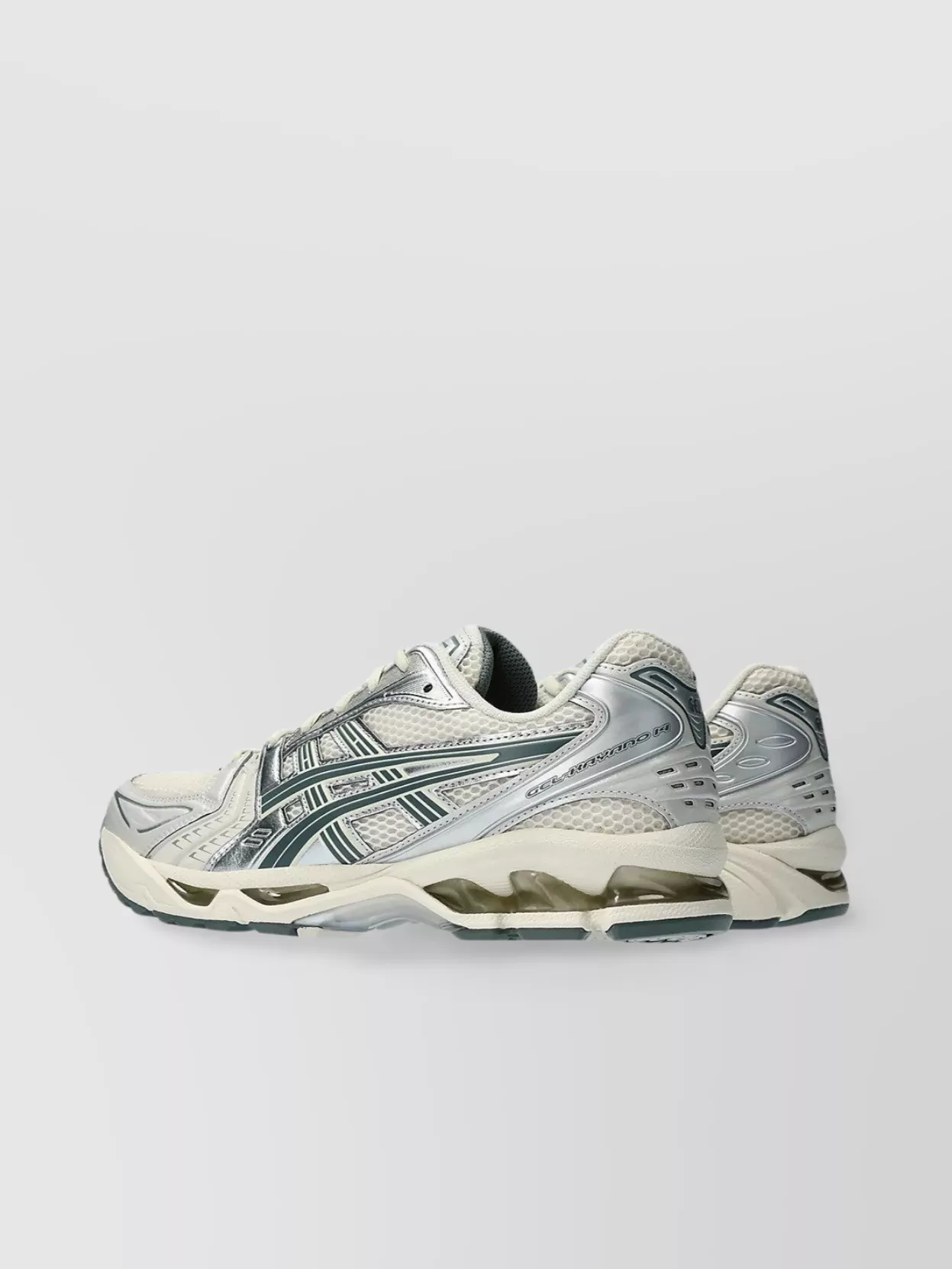 Asics Leather Chunky Sneakers Cage Design