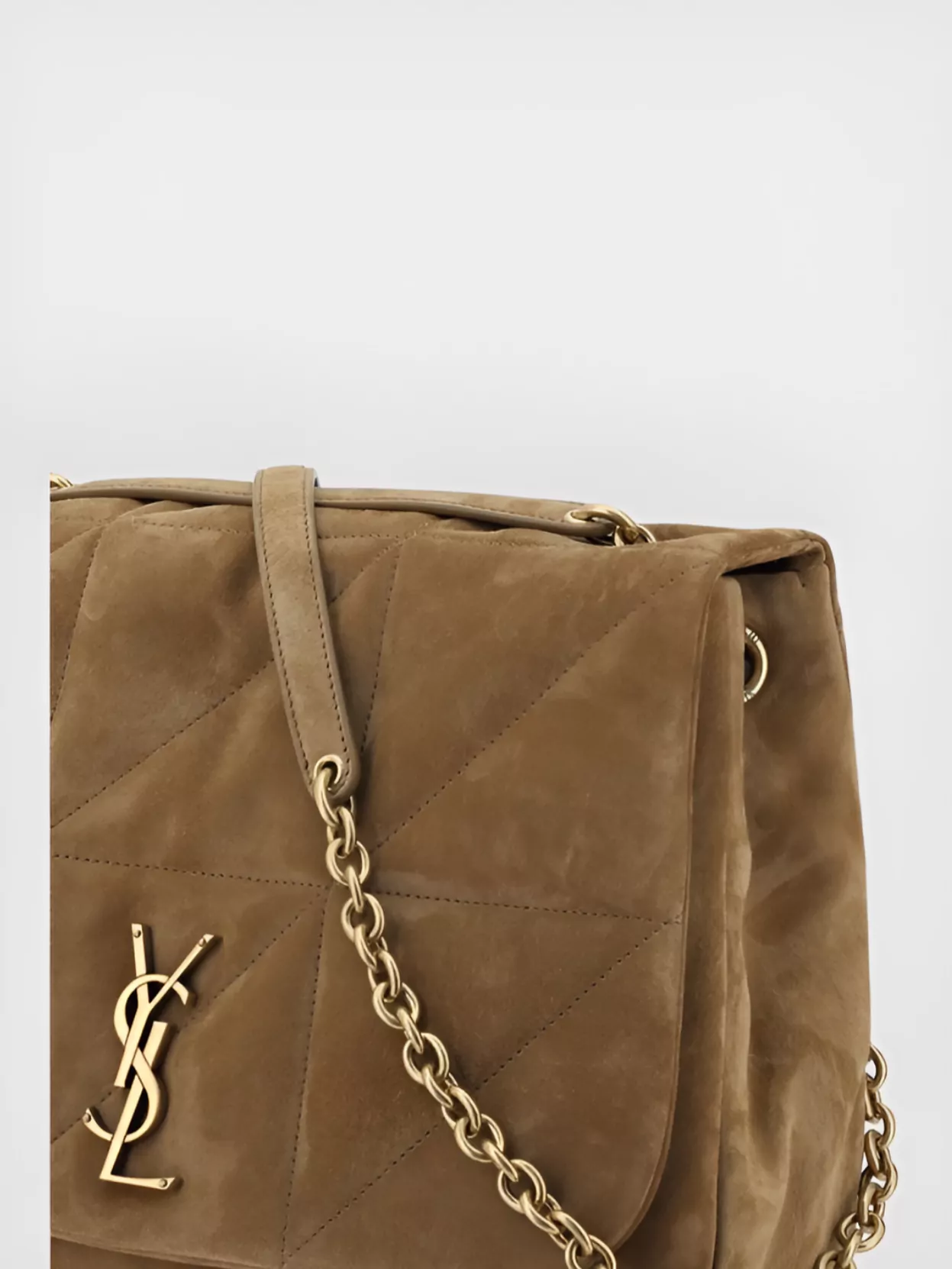 SAINT LAURENT JAMIE SUEDE SHOULDER BAG
