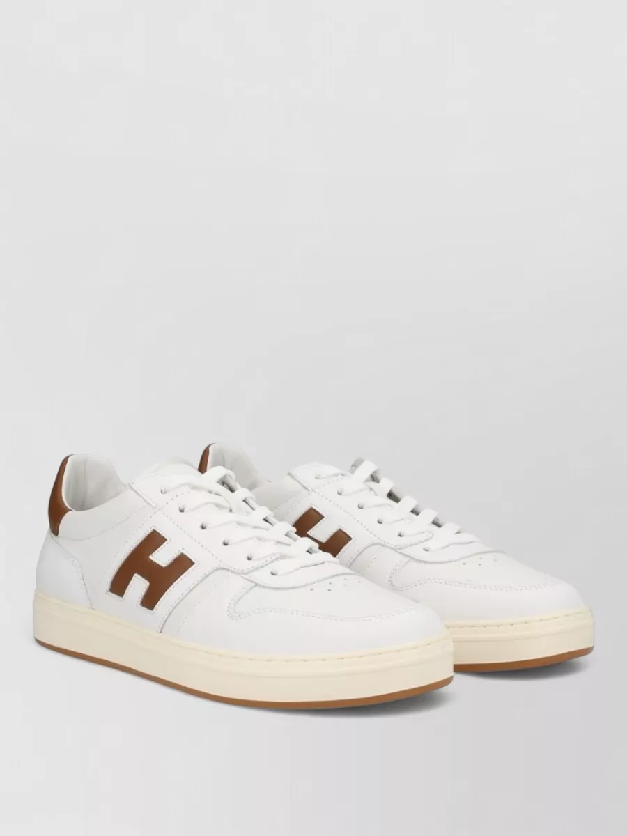 Hogan Sneakers Contrasting Heel Tab Rubber Sole