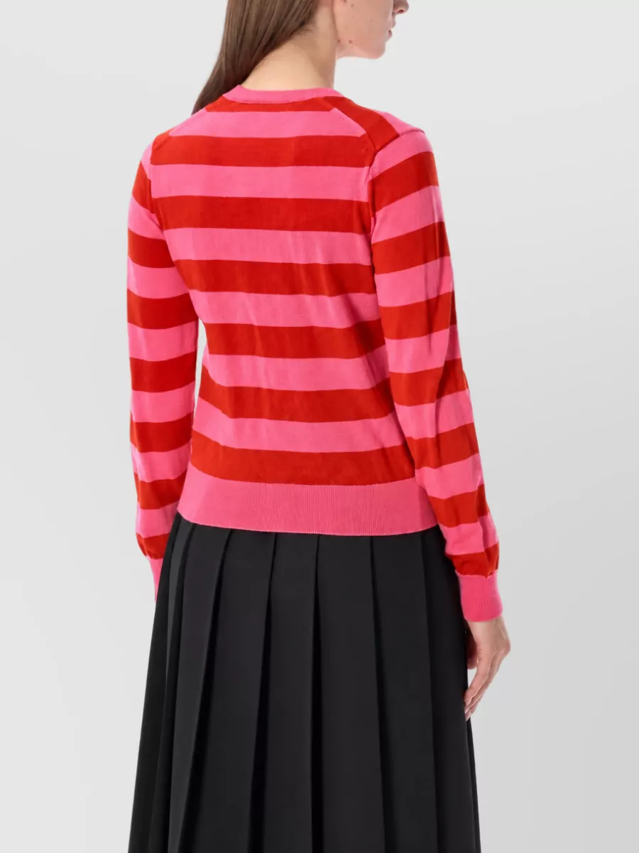 Comme Des Garçons Striped Cardigan