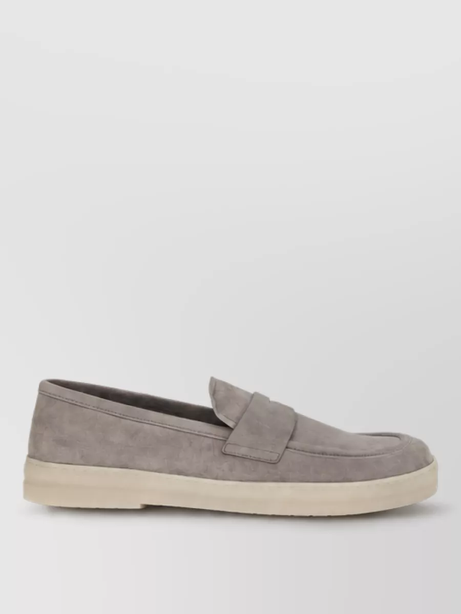 Prada Calf Leather Boat Shoes