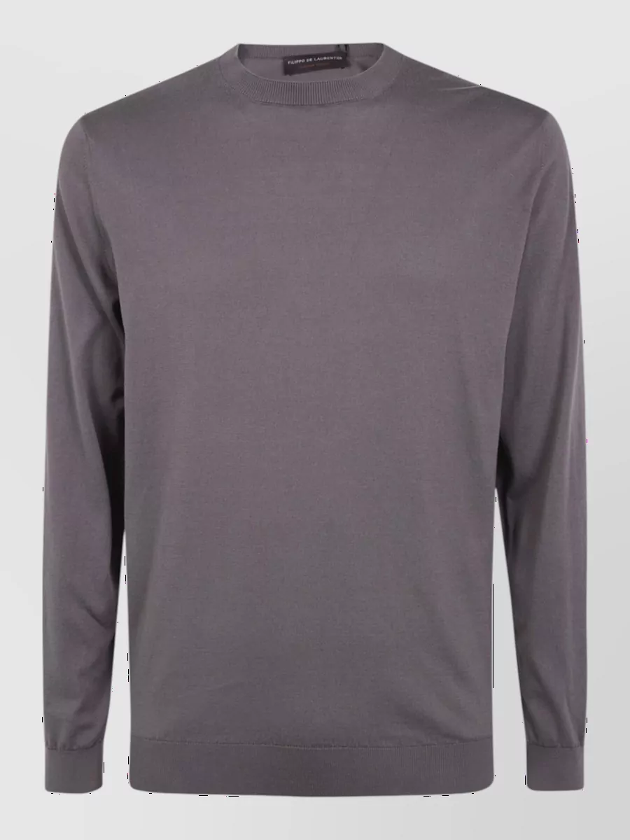 Filippo De Laurentis cotton long-sleeve crew-neck t-shirt