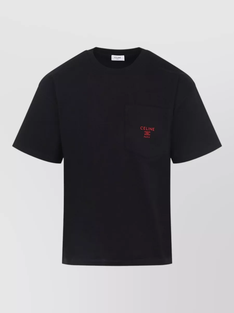 Celine Relaxed-Fit Cotton Short-Sleeve T-Shirt