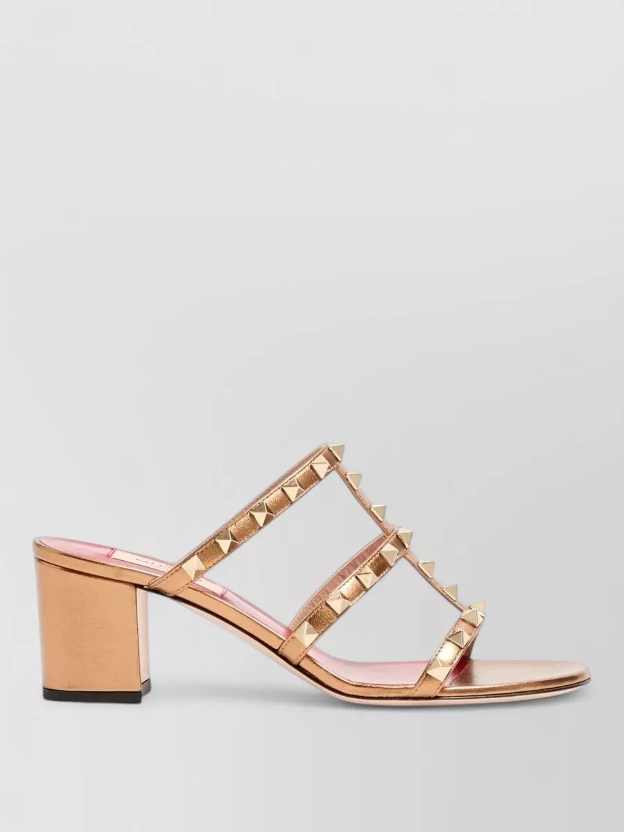 Valentino Garavani leather slide mules
