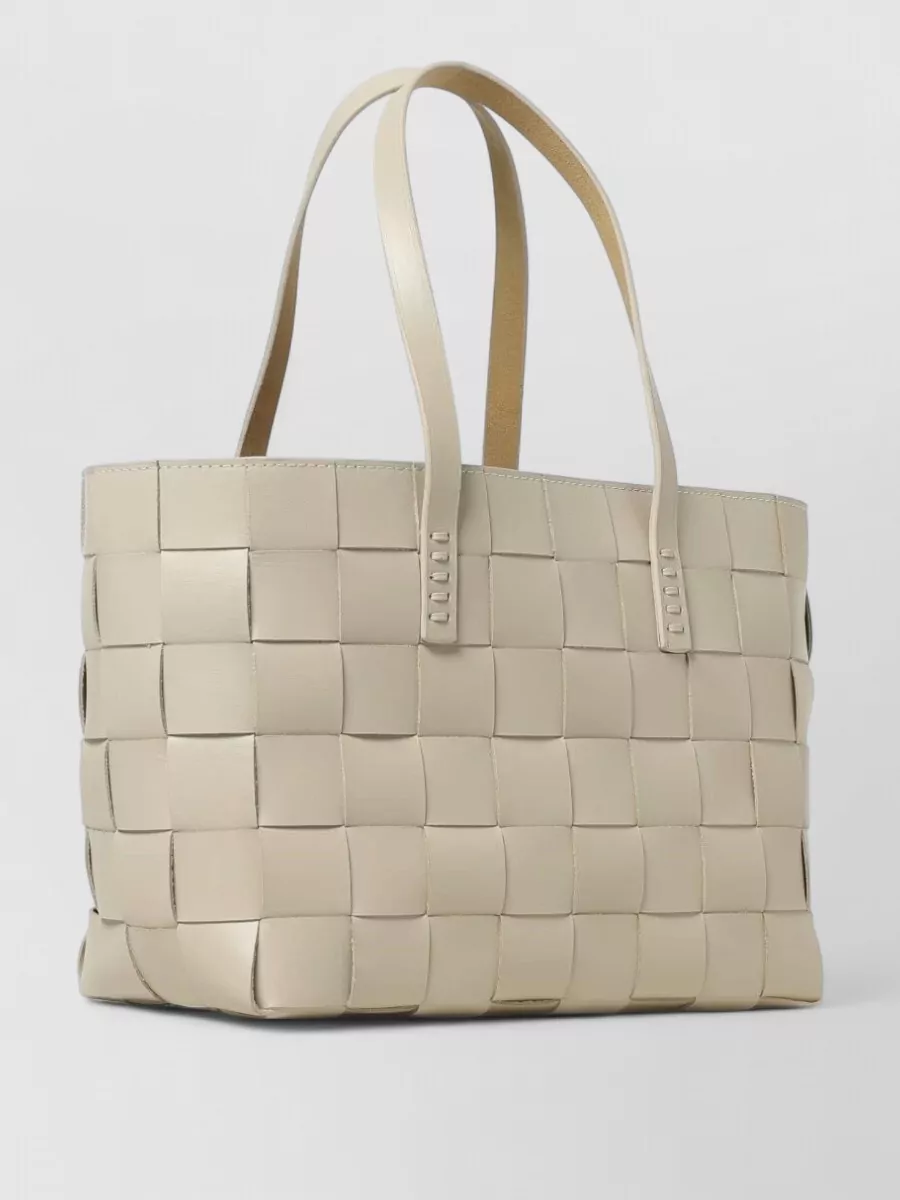 Dragon Diffusion Vintage Mesh Tote Leather Shoulder Bag