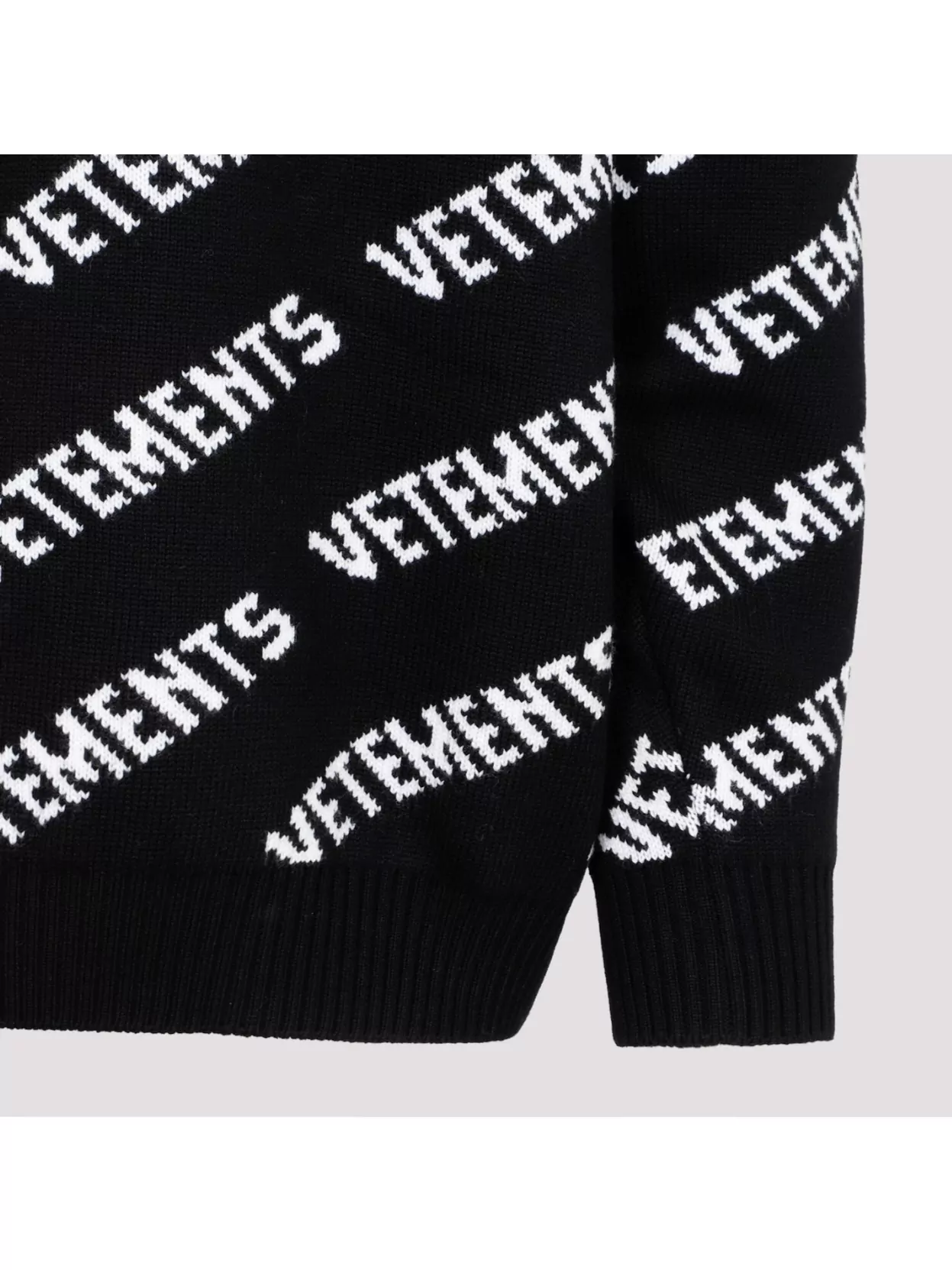 Vetements Signature Pattern Merino Wool Sweater