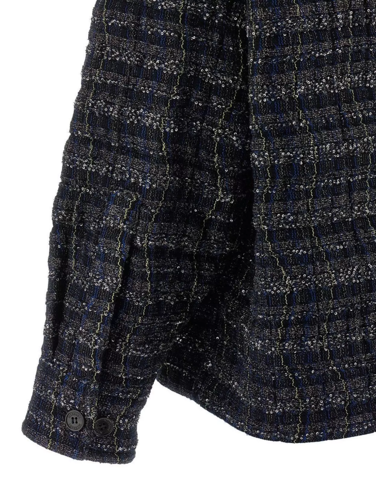 Missoni Textured Fabric Collared Long Sleeve Overshirt
