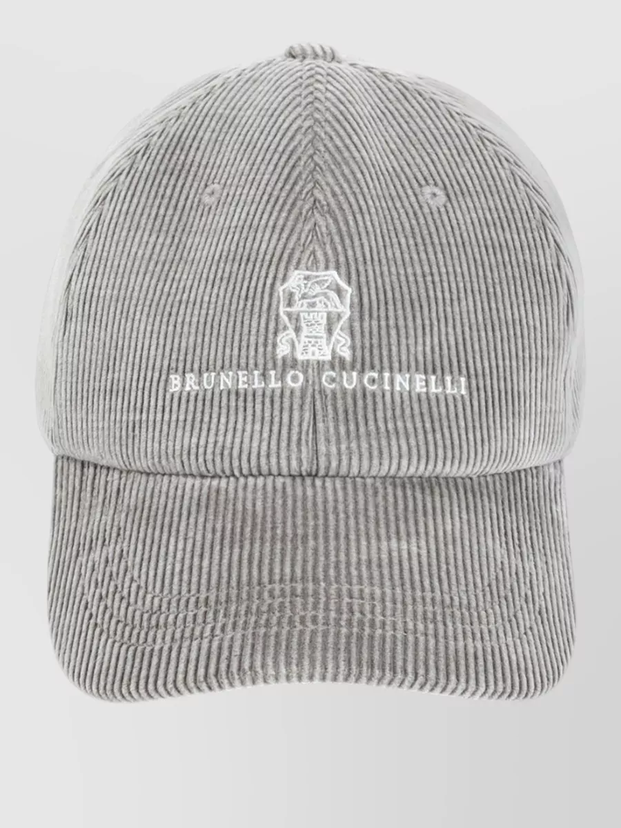 Brunello Cucinelli ribbed cashmere baseball cap