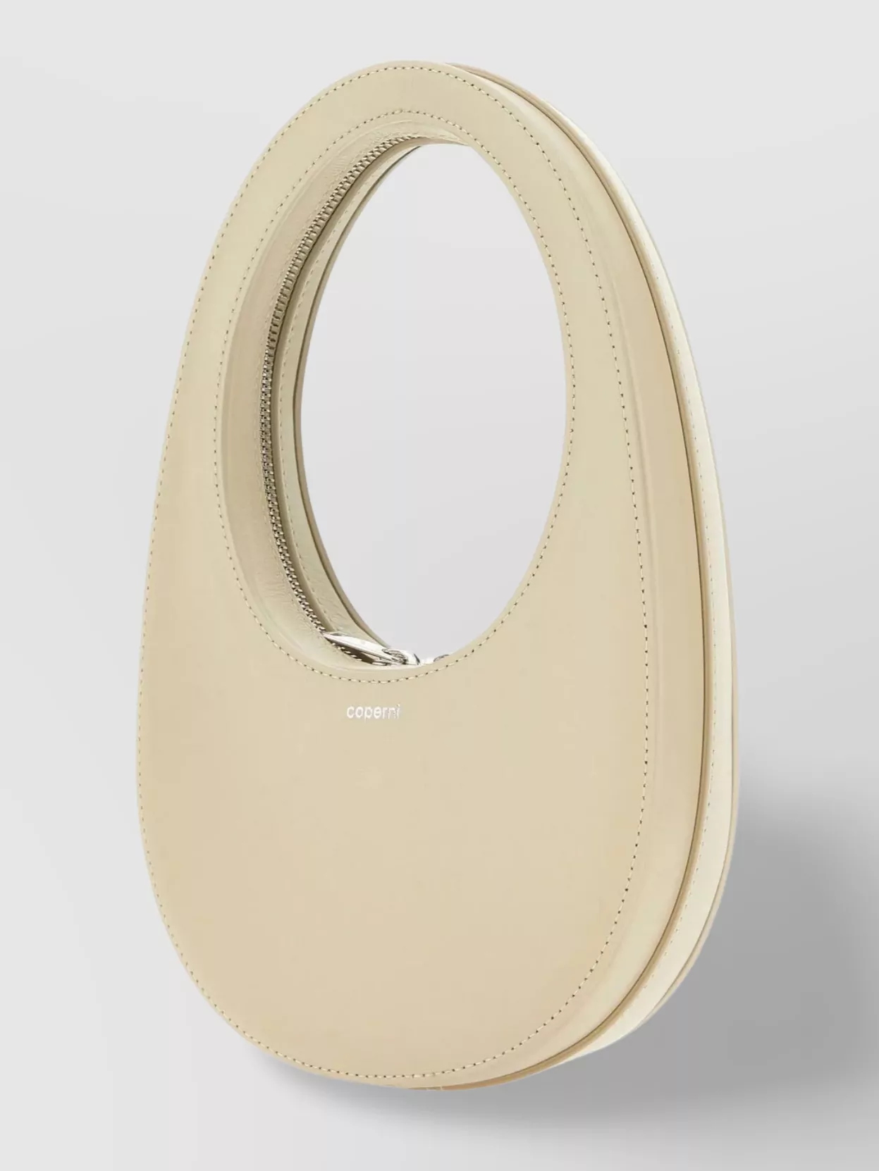 Shop Coperni Mini Leather Handbag With Handle And Strap