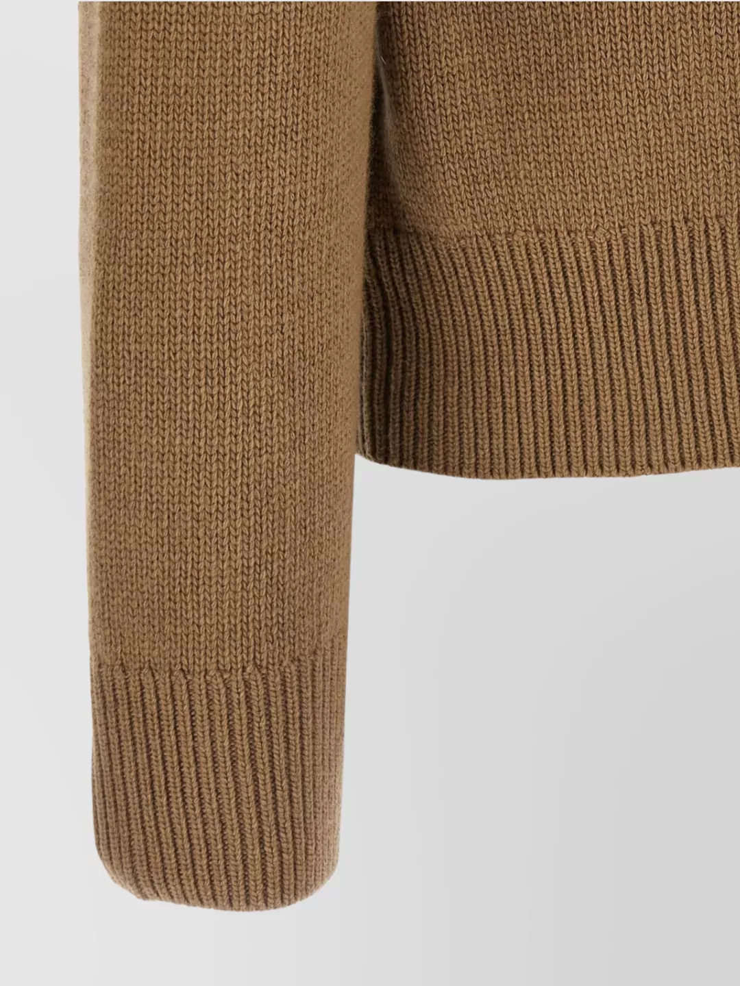 Burberry Ribbed Hem And Cuffs Graphic Knitwear