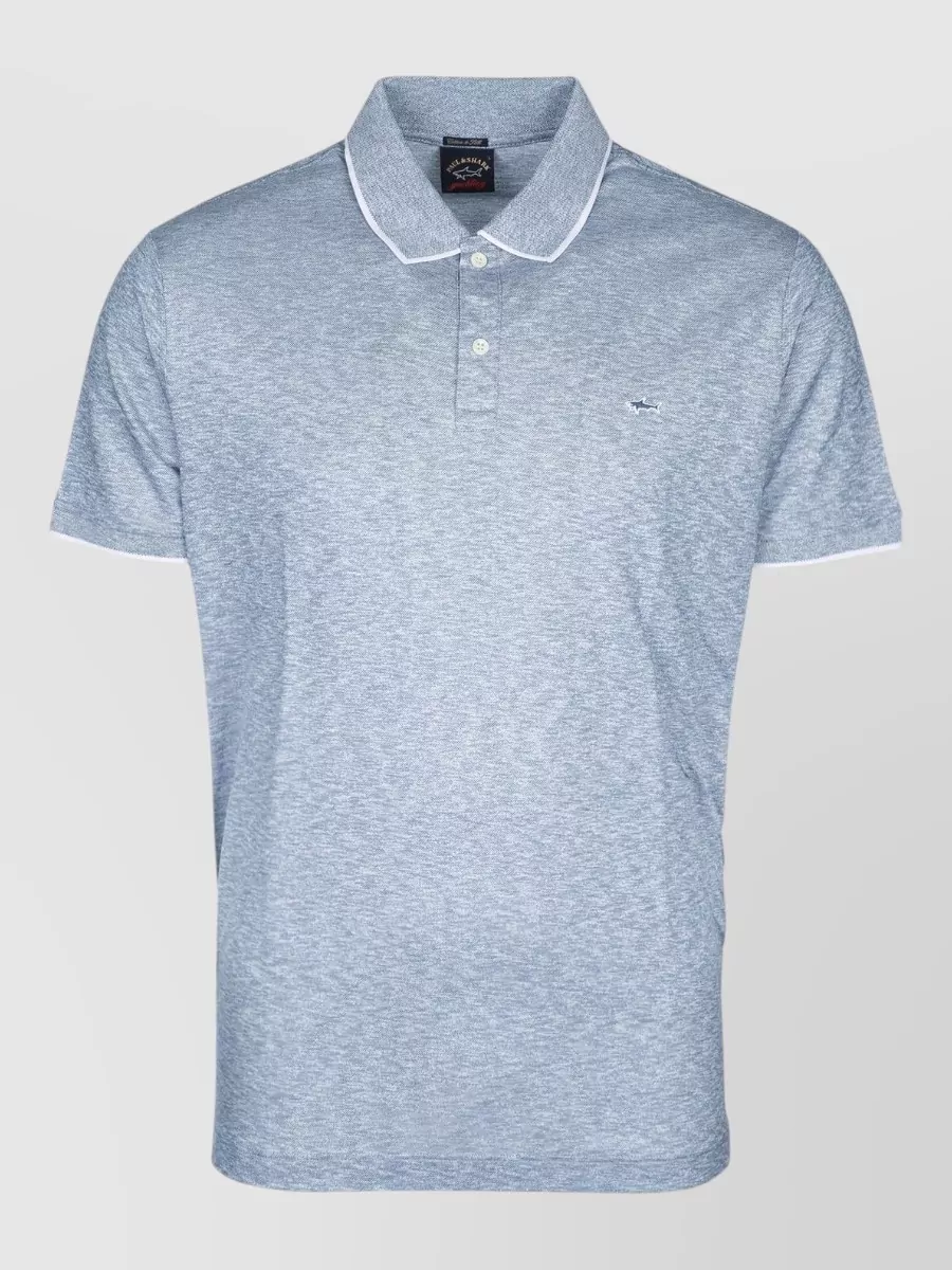 Paul & Shark cotton short-sleeve polo shirt
