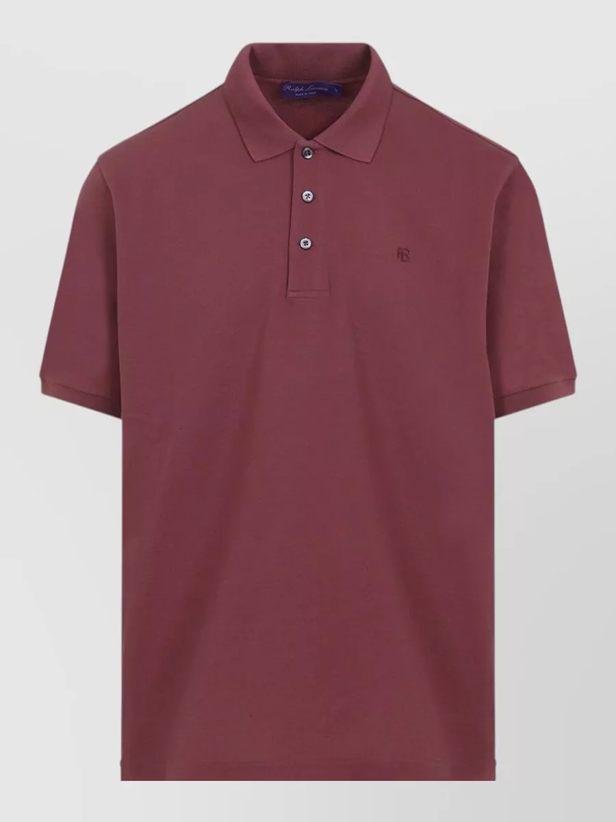 Ralph Lauren Purple Label Shirt Short Sleeves Polo Collar