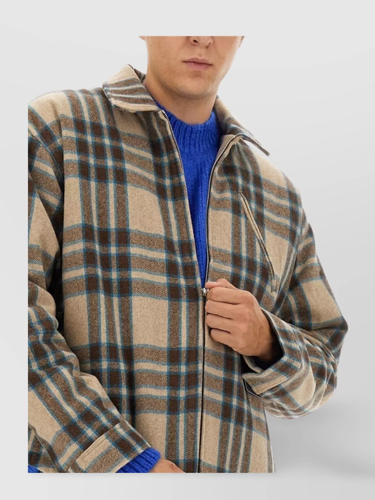 Represent Plaid Shirt With Chest Pocket