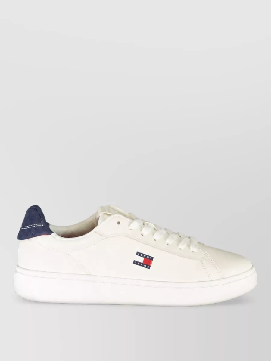 Tommy Hilfiger Leather Lace-Up Sneakers