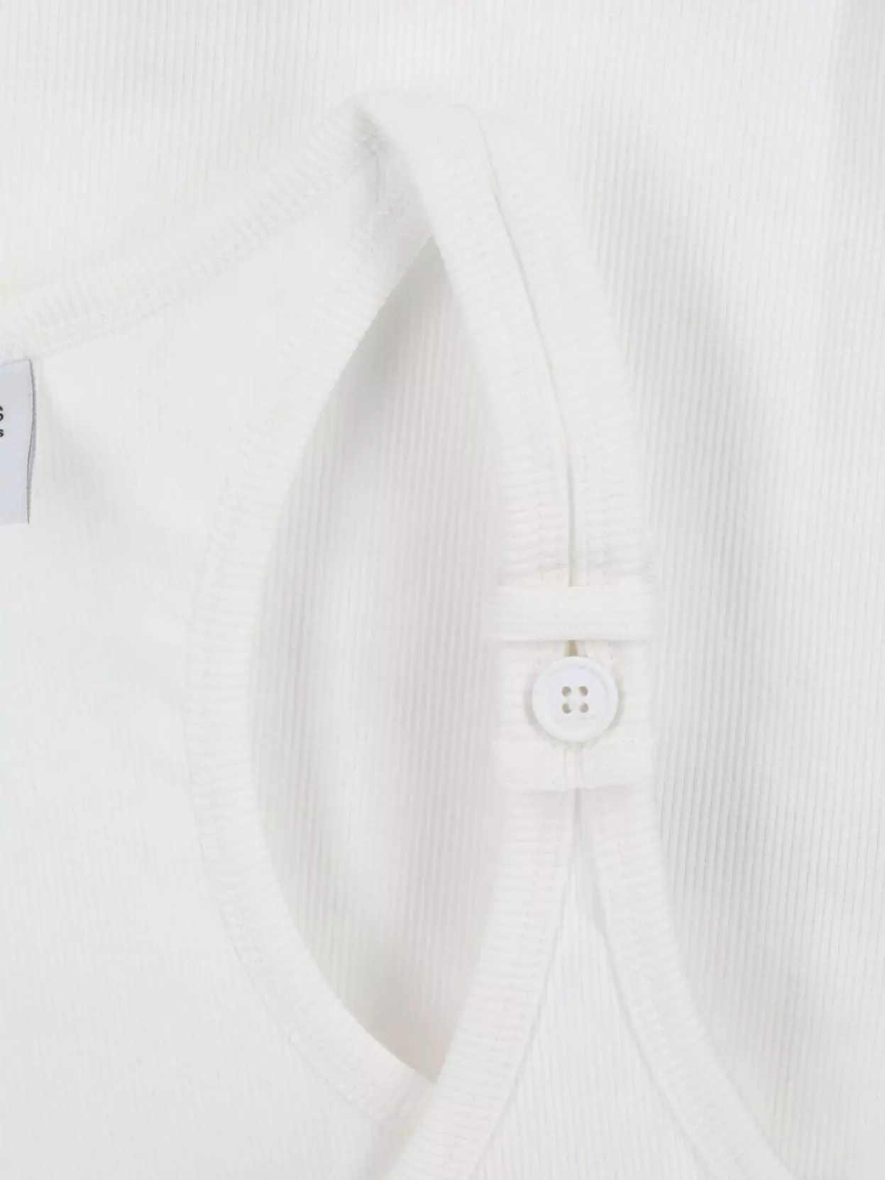 Courrèges Sleeveless Ribbed Top Button Detail