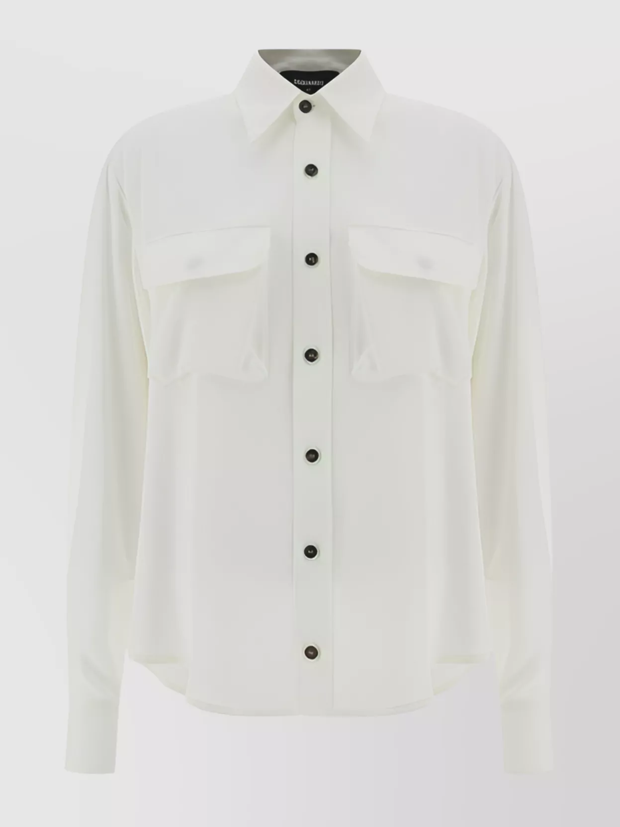 Shop Dsquared2 Shirt With Back Yoke And Front Pockets