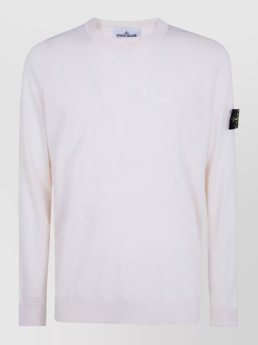 Stone Island virgin wool crew-neck sweater