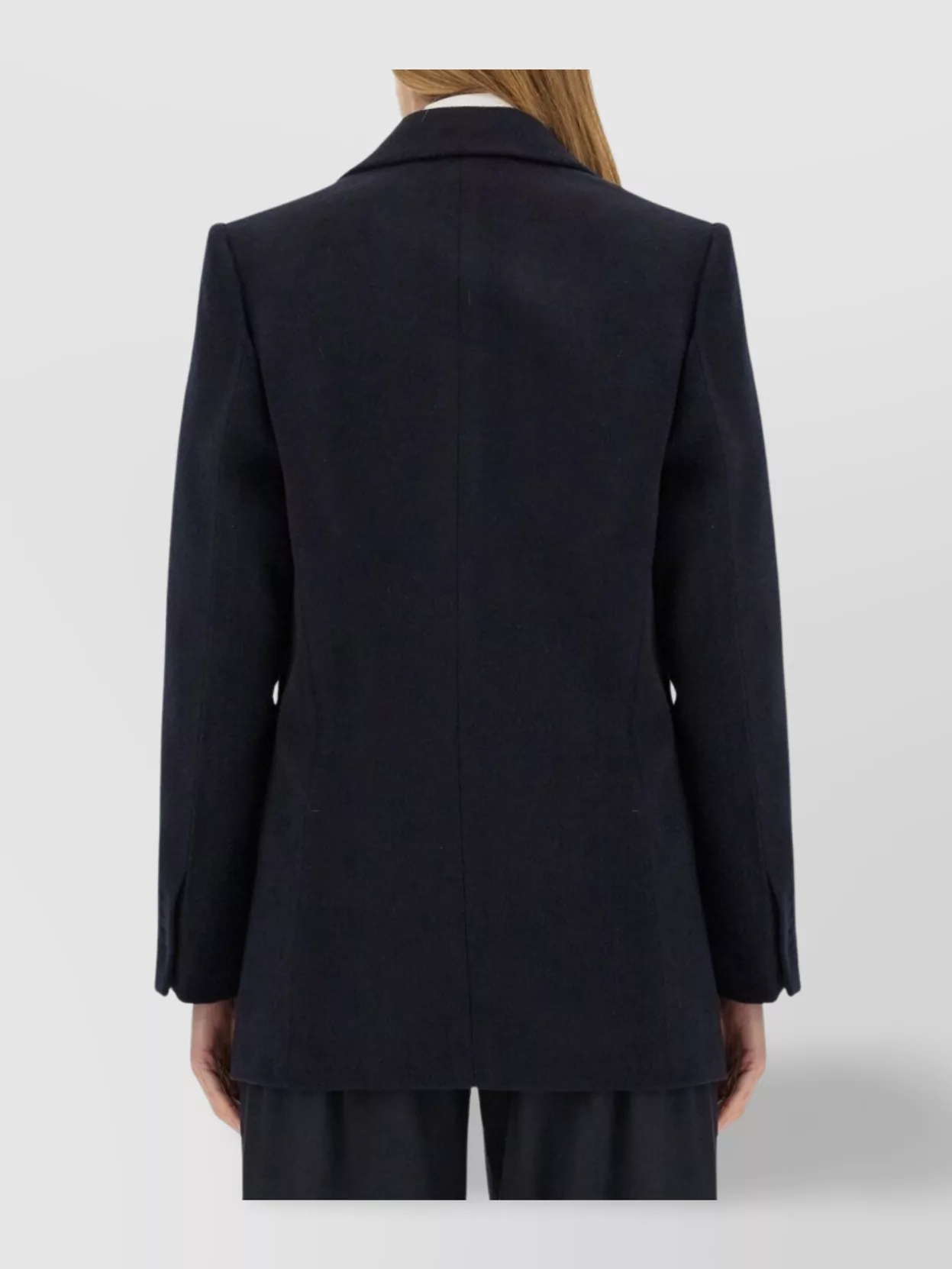Victoria Beckham Oversize Notched Lapels Jacket With Back Vent