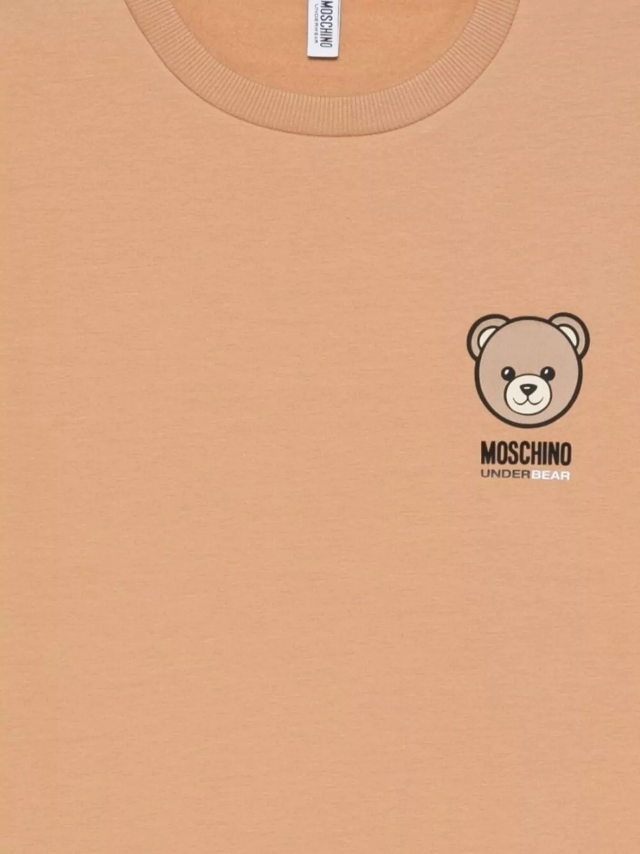 Moschino Graphic Print Long Sleeve Crew Neck Sweater