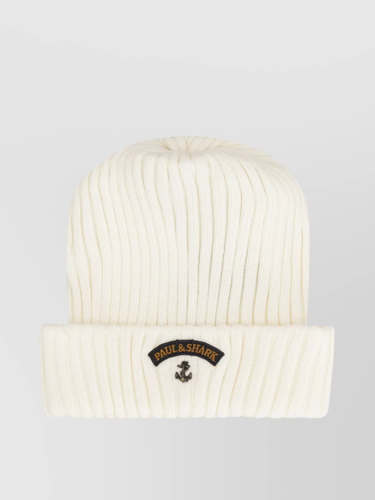 PAUL & SHARK RIBBED WOOL BEANIE CUFF FOLDED