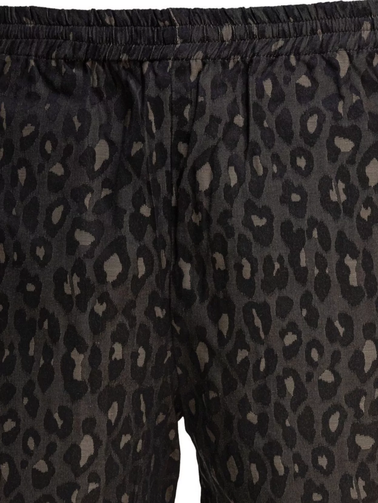 Needles Animal Print Back Pocket Elastic Waistband Shorts