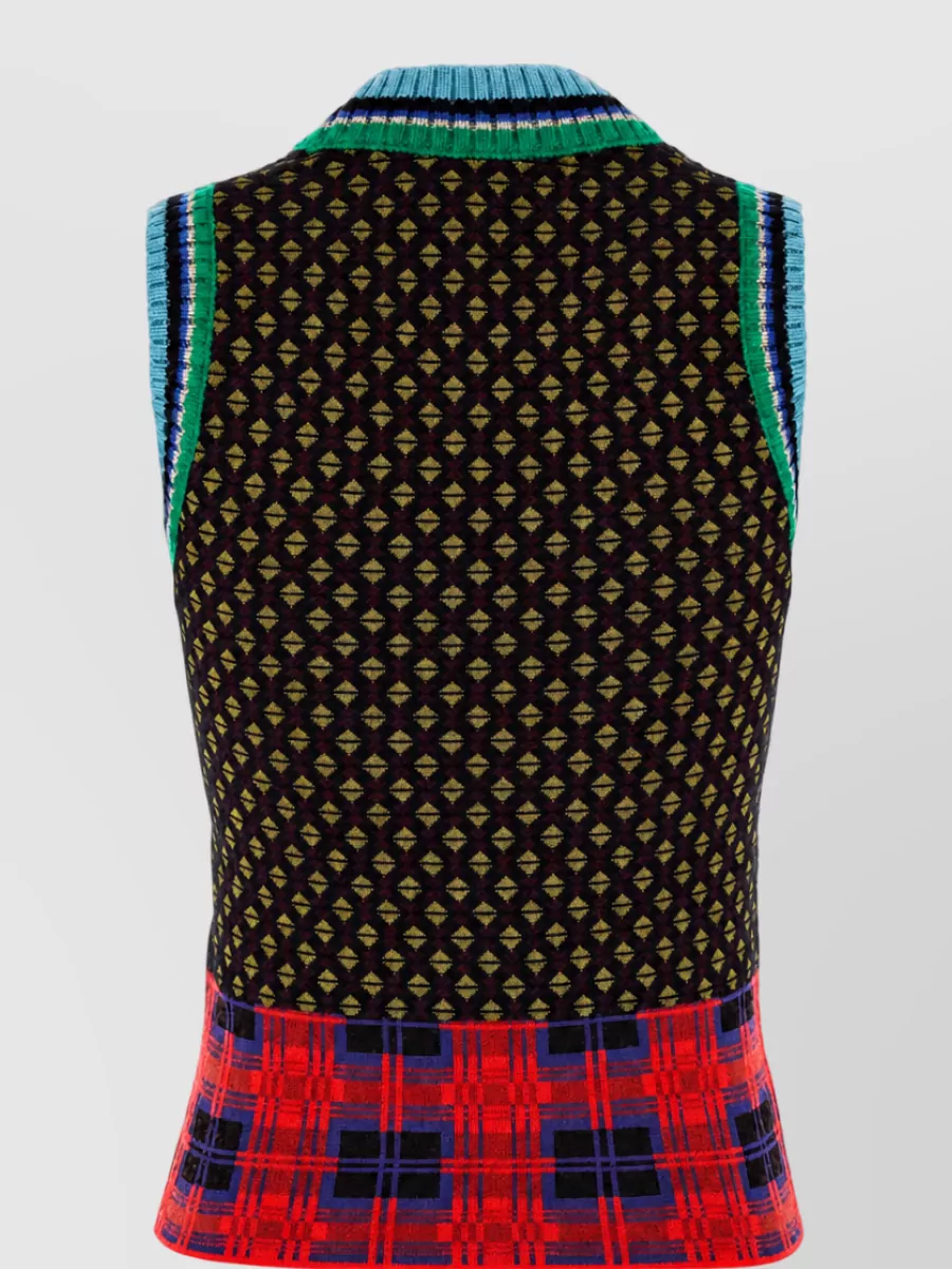 Dries Van Noten Embroidered Wool-Blend Vest