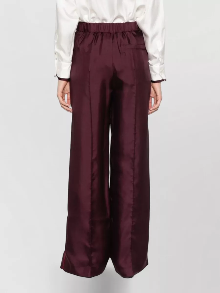 F.r.s For Restless Sleepers Silk Wide-Leg Pyjama Bottoms