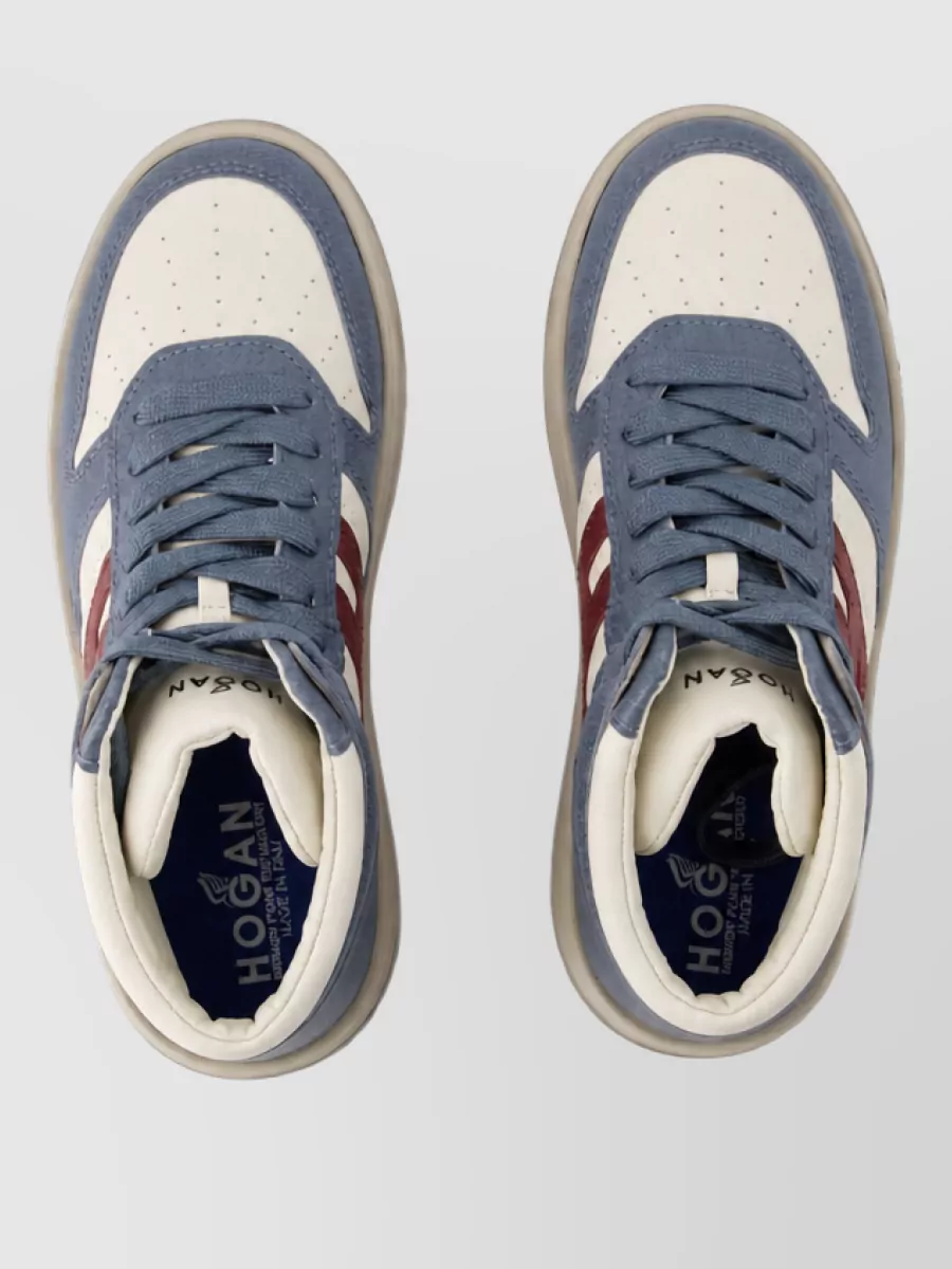 Hogan Leather Lace-Up Sneakers