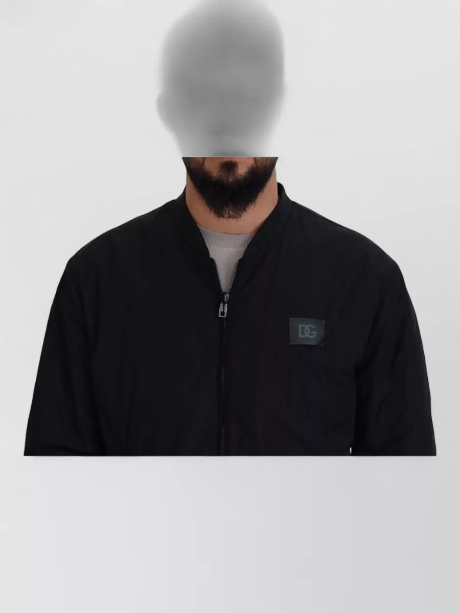 Dolce&Gabbana Nylon Logo Bomber Jacket