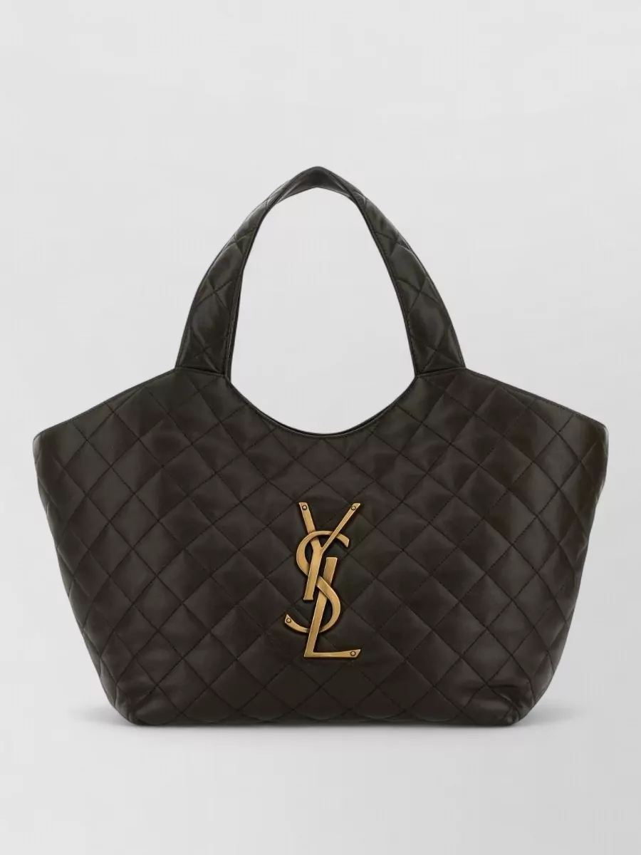 Saint Laurent Icare medium nappa leather quilted tote bag