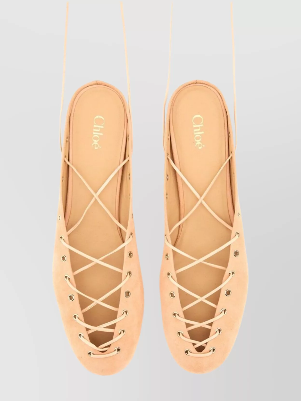 Chloé Ghillies Style Ballerina Flat Shoes