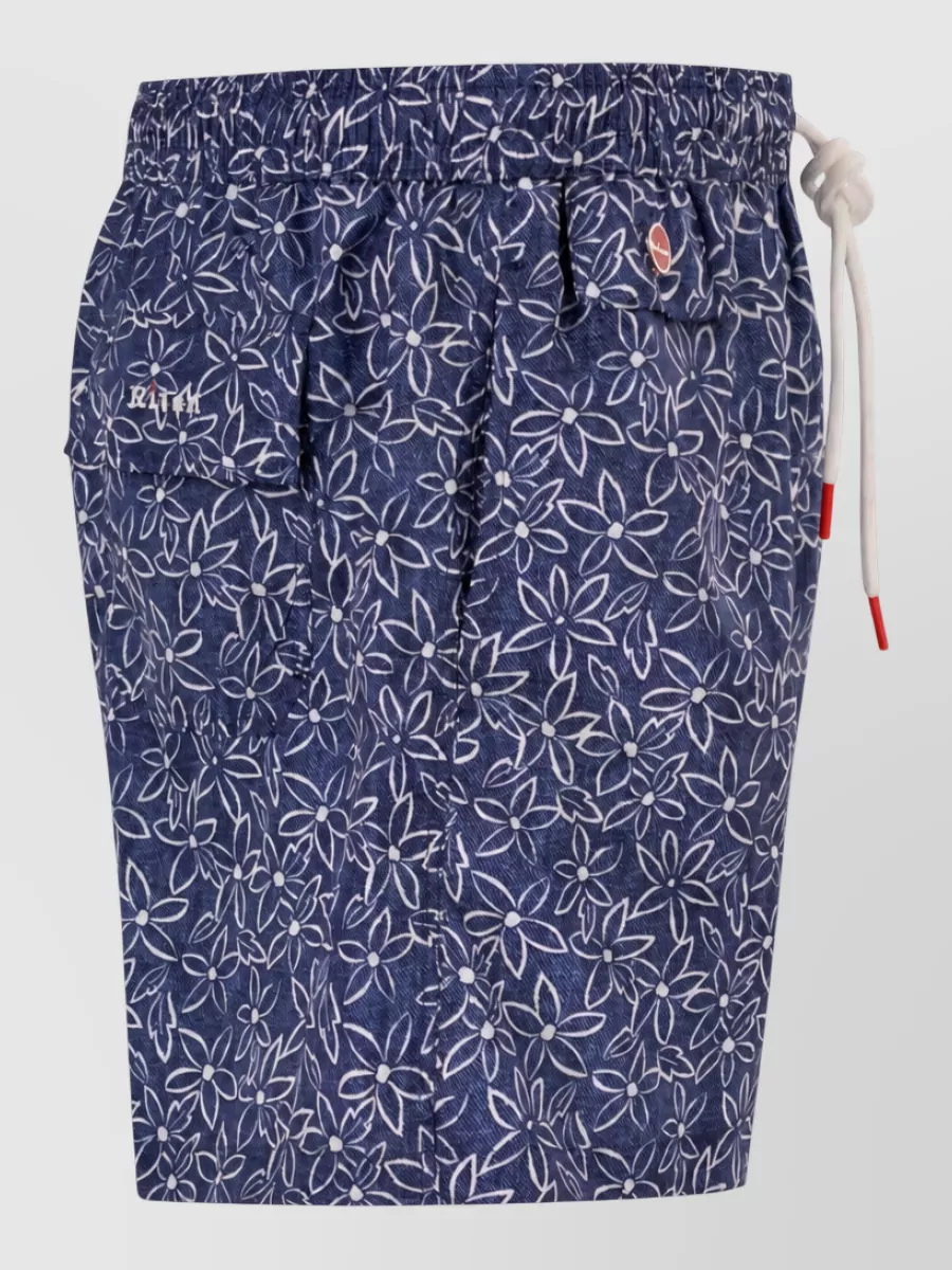 Kiton Printed Swim Shorts