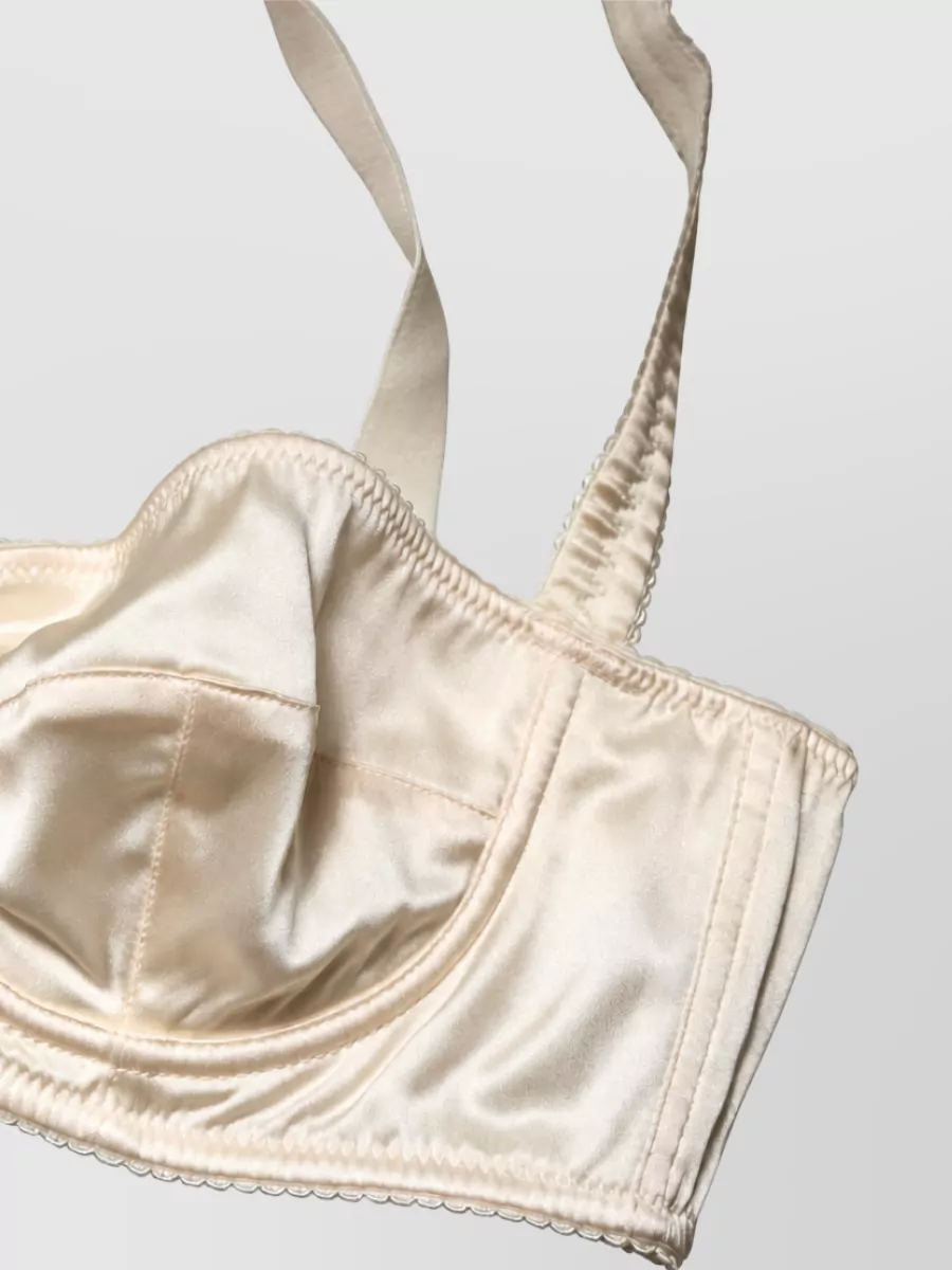 Dolce&Gabbana Silk Underwire Balconette Bra