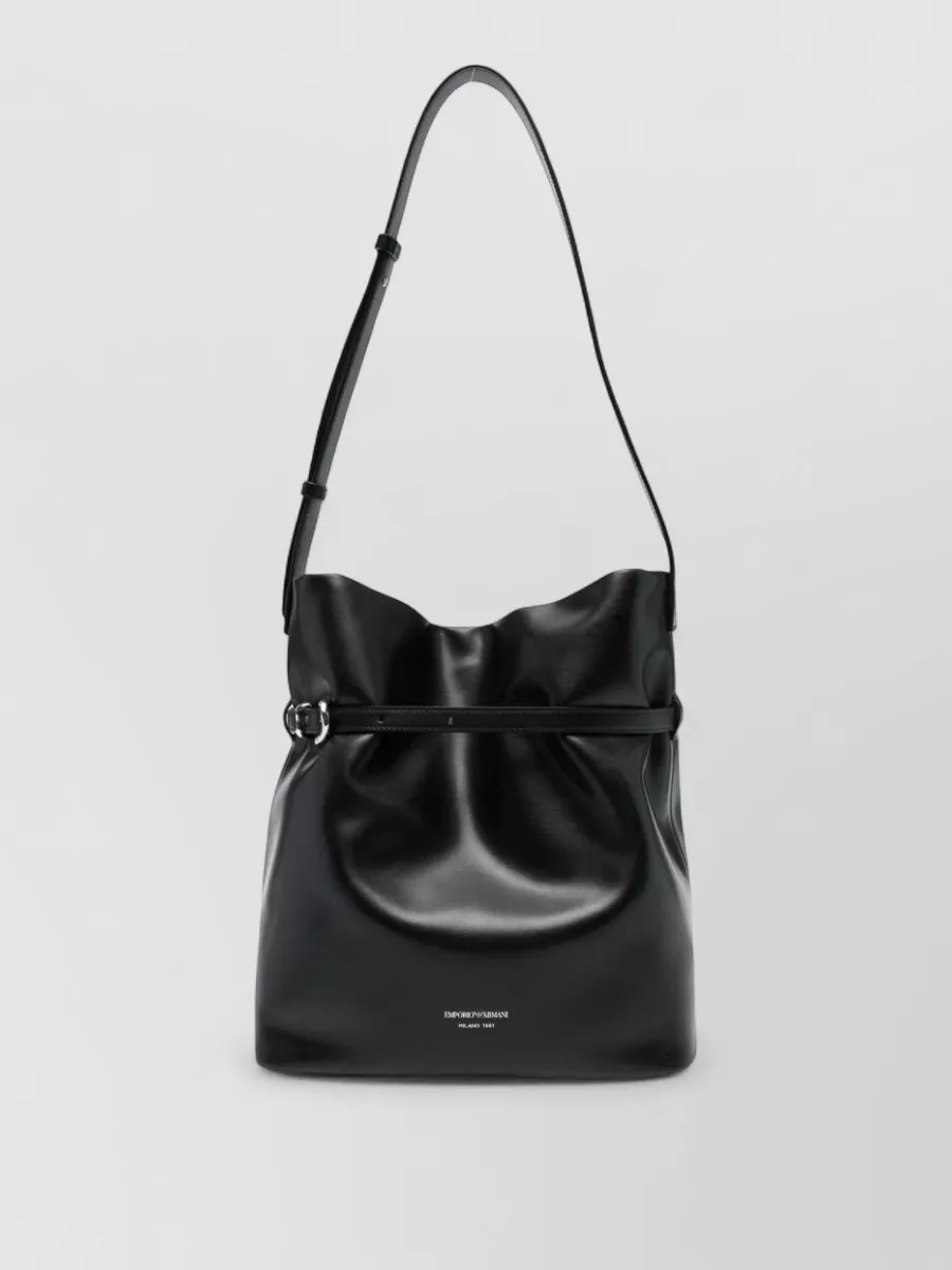 Emporio Armani Leather Bucket Bag