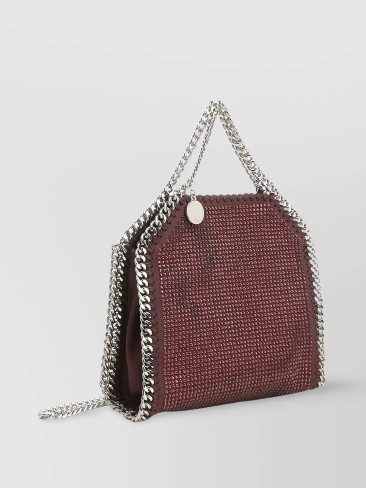 Stella Mccartney Crystal Hotfix Chain Strap Cross-Body Bag