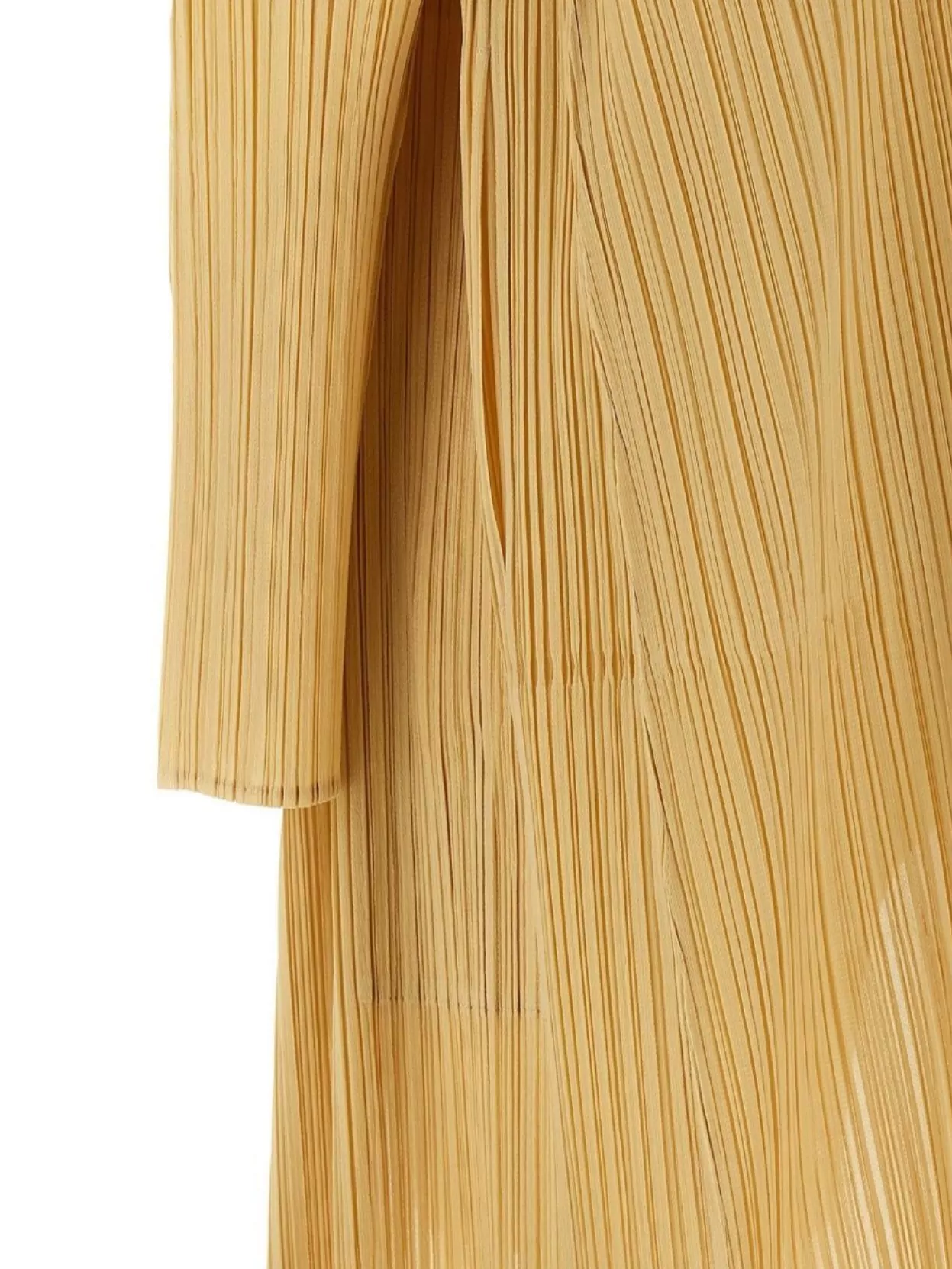 Issey Miyake Two-tone Cardigan Sweaters And Cardigans Beige In Neutral
