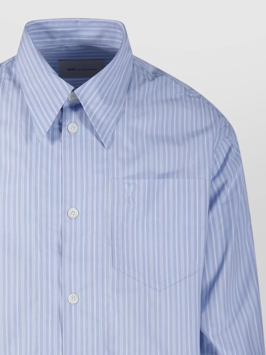 Ami Paris Long Sleeve Wide Shirt