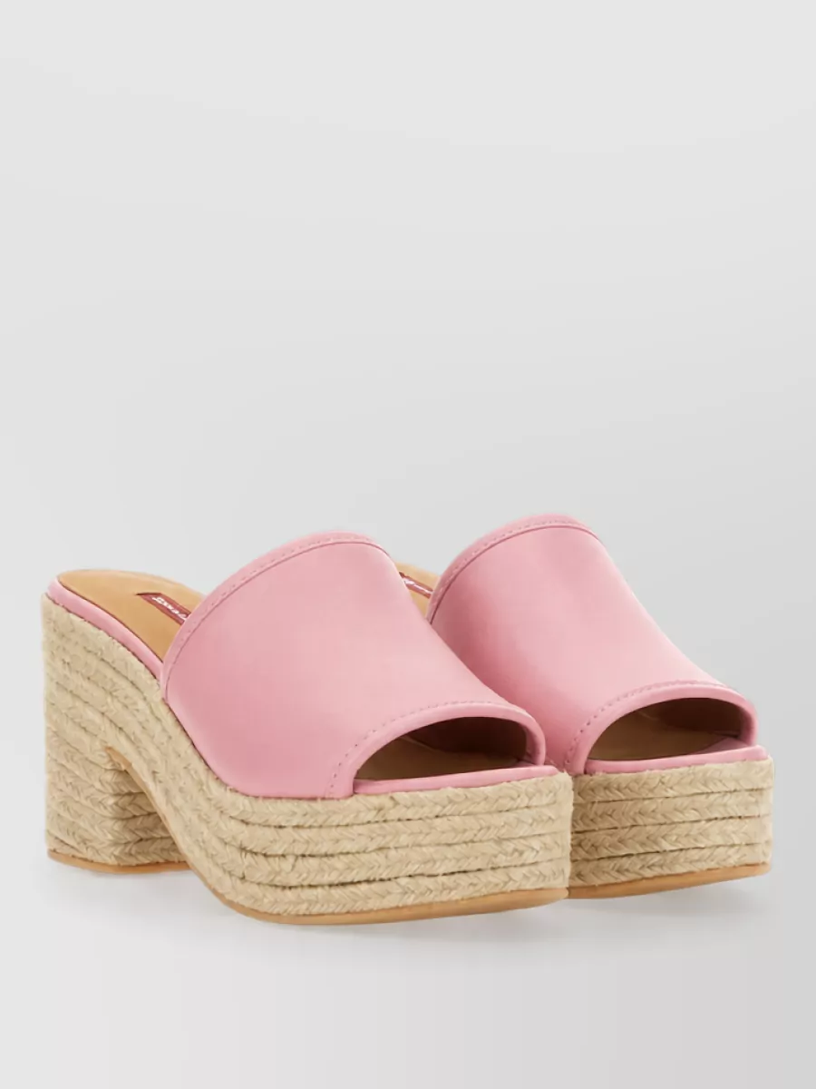 Moschino Leather Mules