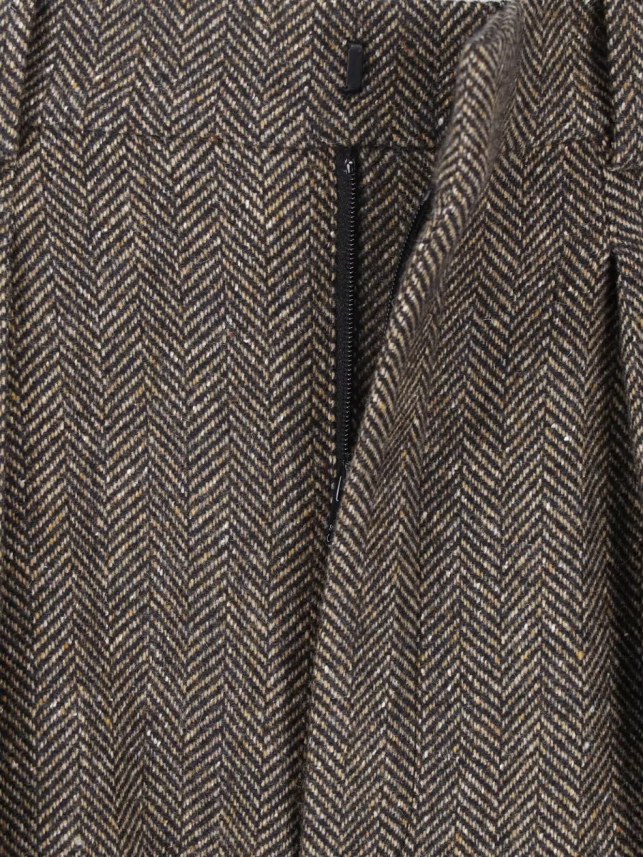 Saint Laurent Silk Straight-Leg Suit Trousers