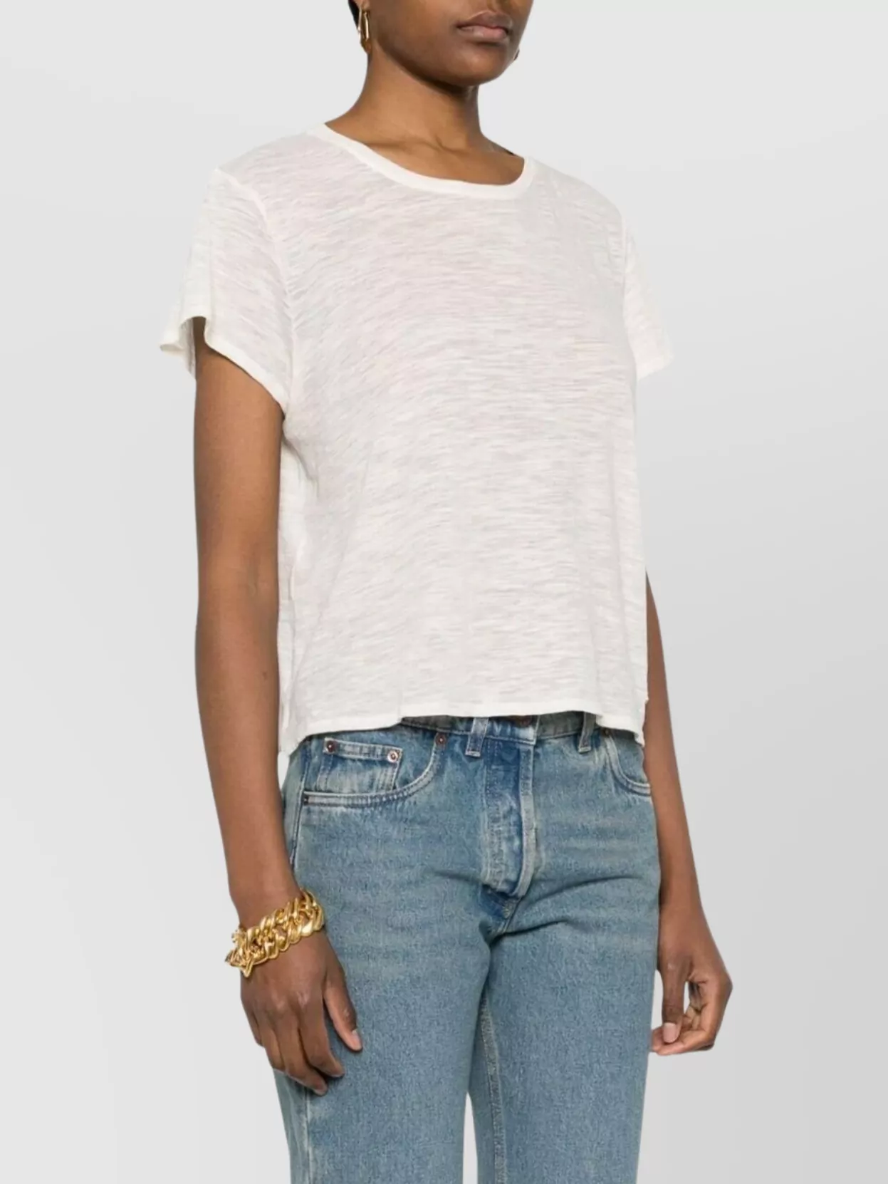 Tom Ford Lightweight Cotton Jersey Crewneck T-Shirt