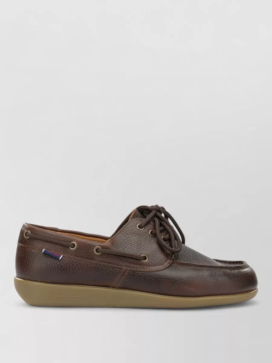 Sebago Leather Lace-Up Boat Shoes
