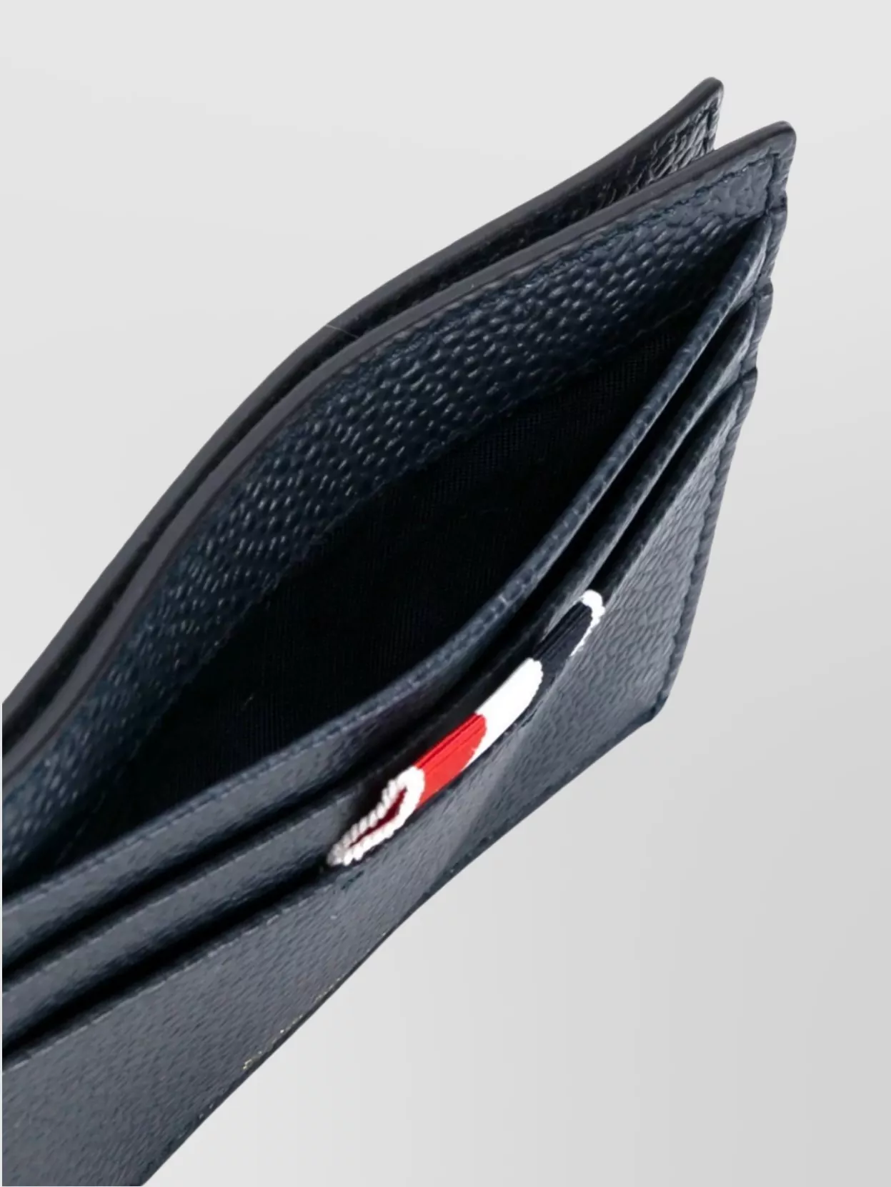 Thom Browne Leather Card Holder Compartment