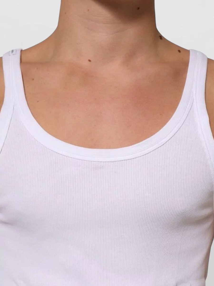 Dolce&Gabbana Ribbed Sleeveless Tank Top