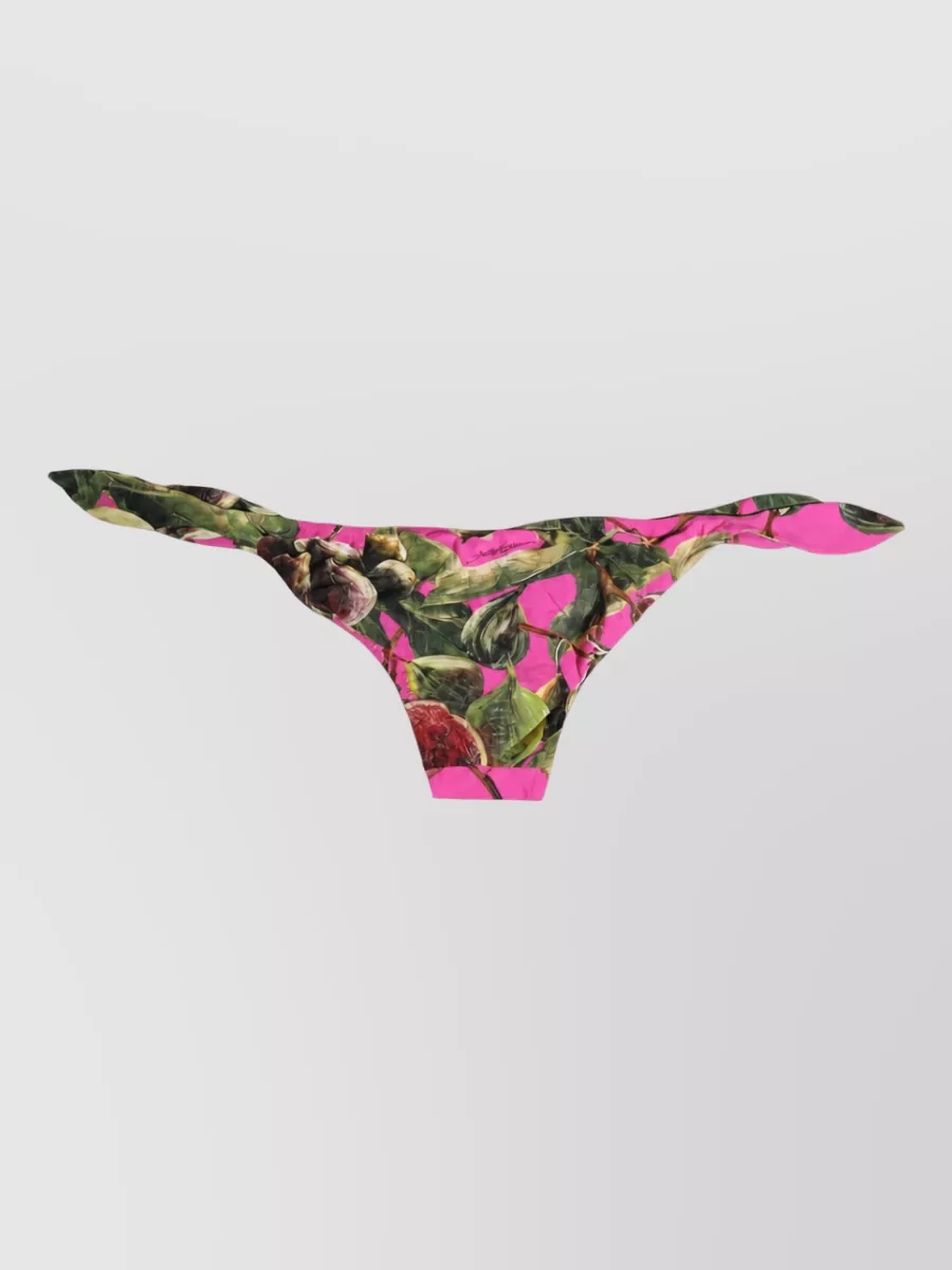 Dolce&Gabbana Fig Print Bikini Briefs