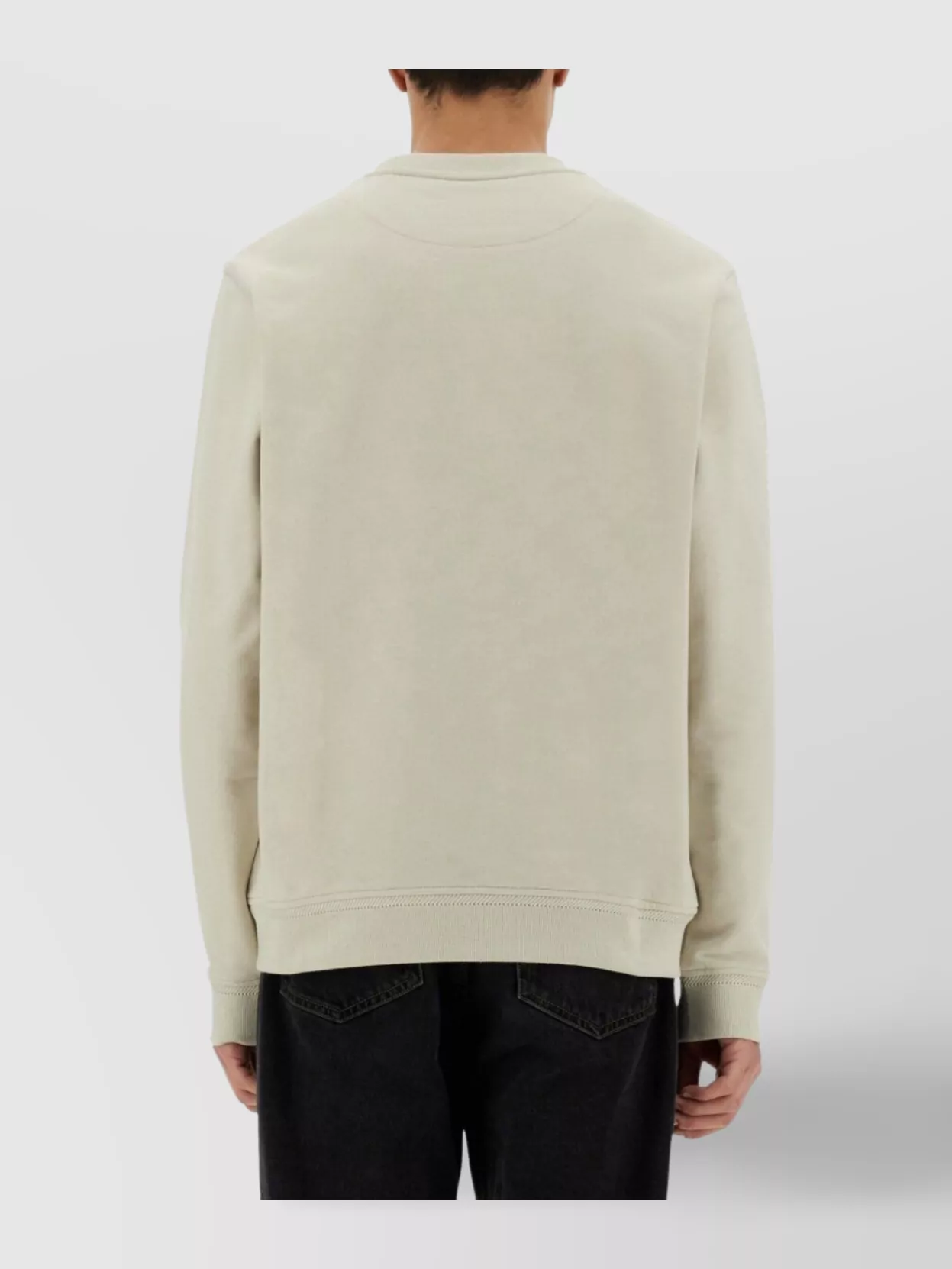 Belstaff Logo Patch Crew Neck Sweater
