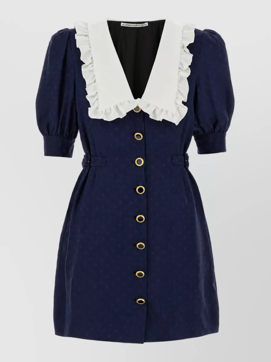 Alessandra Rich silk mini dress