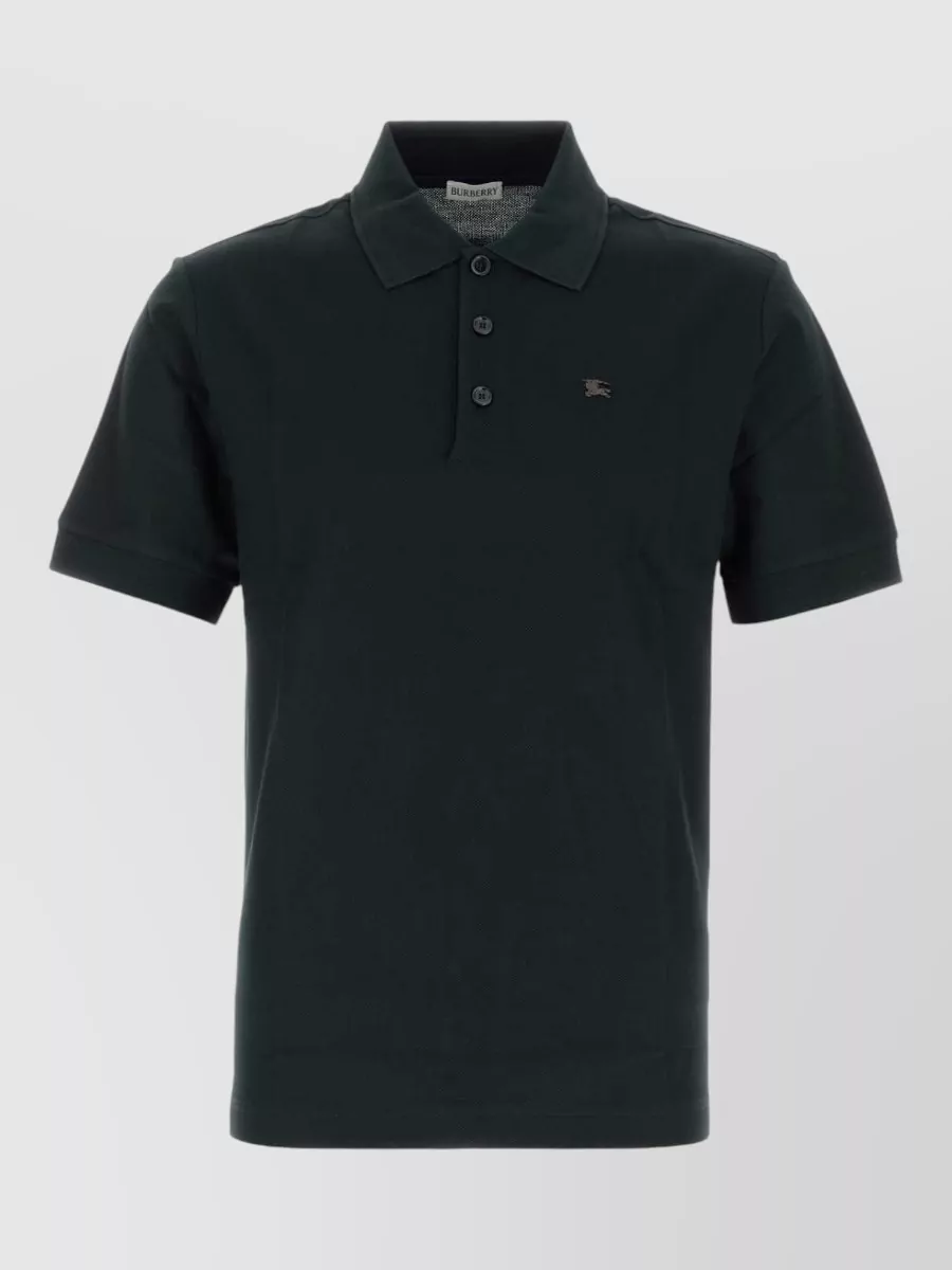 Burberry cotton short-sleeve polo shirt